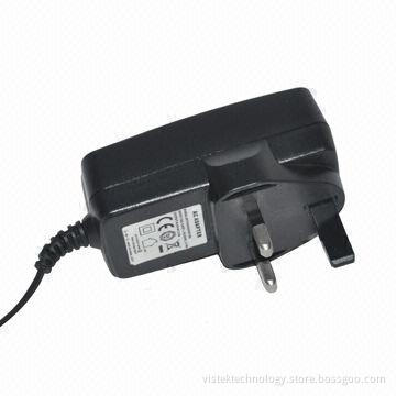 Vistek US 12W Wall Mount AC/DC Adapter, 5,000 Hours MTBF with CE Mark